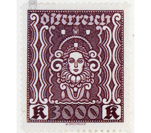 woman presentation  - Austria / I. Republic of Austria 1923 - 3,000 Krone