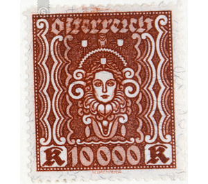 woman presentation  - Austria / I. Republic of Austria 1924 - 10,000 Krone