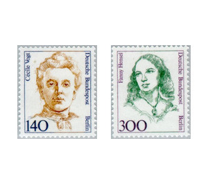 Women in German History - Germany / Berlin 1989 Set