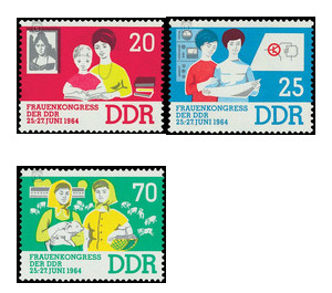 Women's Congress of the GDR  - Germany / German Democratic Republic 1964 Set