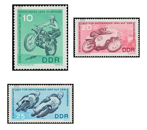 World Championship runs in motorcross, Apolda, motorcycle race, Sachsenring  - Germany / German Democratic Republic 1963 Set