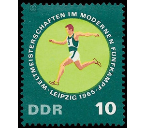 World Cup in modern pentathlon, Leipzig  - Germany / German Democratic Republic 1965 - 10 Pfennig