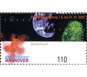 world exhibition EXPO Hannover  - Germany / Federal Republic of Germany 2000 - 110 Pfennig