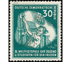 World Festival of Youth and Students, Berlin  - Germany / German Democratic Republic 1951 - 30 Pfennig