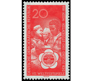 World Festival of Youth and Students, Vienna  - Germany / German Democratic Republic 1959 - 20 Pfennig