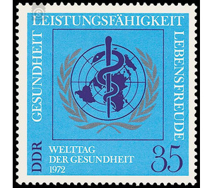 World Health Day 1972, World Heart Month  - Germany / German Democratic Republic 1972 - 35 Pfennig