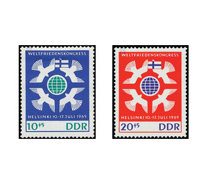 World Peace Conference, Helsinki  - Germany / German Democratic Republic 1965 Set