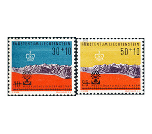 World Refugee Year  - Liechtenstein 1960 Set
