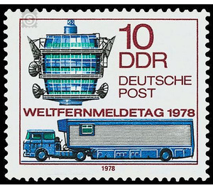 World Telecommunication Day  - Germany / German Democratic Republic 1978 - 10 Pfennig