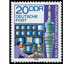 World Telecommunication Day  - Germany / German Democratic Republic 1978 - 20 Pfennig