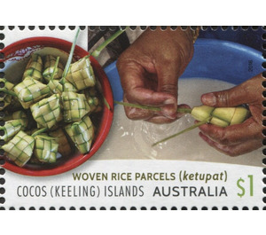 Woven rice parcels - Cocos (Keeling) Islands 2018 - 1