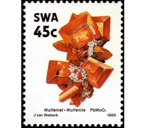 Wulfenite - South Africa / Namibia / South-West Africa 1989 - 45