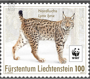 WWF Returnees - Lynx  - Liechtenstein 2017 - 100 Rappen
