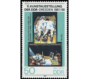 X. Art Exhibition of the GDR, Dresden  - Germany / German Democratic Republic 1987 - 50 Pfennig