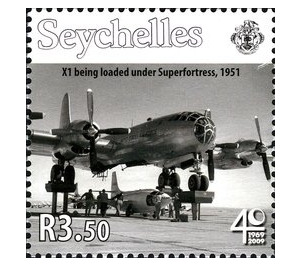 X1 being loaded under Superfortress 1951 - East Africa / Seychelles 2009 - 3.50