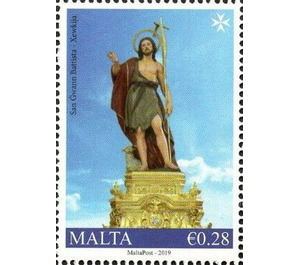 Xewkija - Statue of St. John the Baptist - Malta 2019 - 0.28