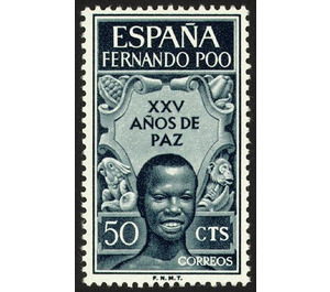 XXV years of Spanish peace - Central Africa / Equatorial Guinea  / Fernando Po 1965 - 50