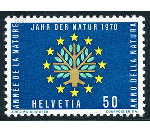 Year of nature  - Switzerland 1970 - 50 Rappen