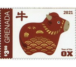 Year of the Ox 2021 - Caribbean / Grenada 2021 - 3.50