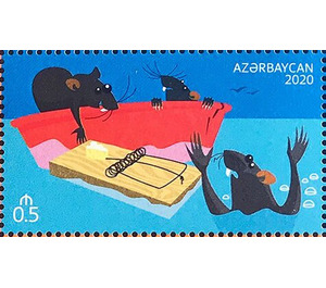 Year of the Rat 2020 - Azerbaijan 2020 - 0.50