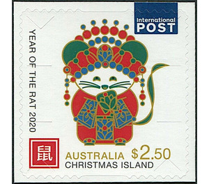 Year of the Rat 2020 - Christmas Island 2020 - 2.50