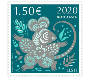 Year of the Rat 2020 - Estonia 2020 - 1.50