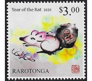 Year of the Rat 2020 - Rats and Jar - Cook Islands, Rarotonga 2019 - 3