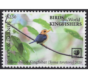 Yellow-Billed Kingfisher (Syma torotoro) - Polynesia / Cook Islands 2020 - 2.50