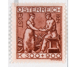 Youth and fight against tuberculosis  - Austria / I. Republic of Austria 1924 - 300 Krone