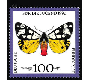 youth: endangered moths  - Germany / Federal Republic of Germany 1992 - 100 Pfennig