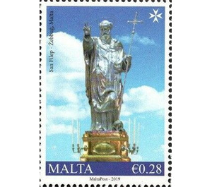 Zebbu- Statue of St. Philip - Malta 2019 - 0.28