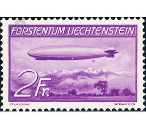 Zeppelins  - Liechtenstein 1936 - 200 Rappen