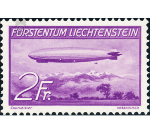 Zeppelins  - Liechtenstein 1936 - 200 Rappen