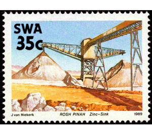 Zinc mine, Rosh Pinah - South Africa / Namibia / South-West Africa 1989 - 35