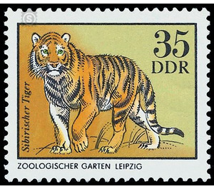 zoo animals  - Germany / German Democratic Republic 1975 - 35 Pfennig