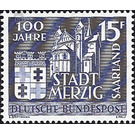100 years - Germany / Saarland 1957 - 15 franc
