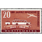 100 years  - Germany / Western occupation zones / Württemberg-Hohenzollern 1949 - 20 Pfennig
