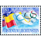 100 years  - Liechtenstein 1995 - 180 Rappen