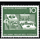 100 years of Philipp Reis telephone  - Germany / Federal Republic of Germany 1961 - 10 Pfennig