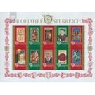 1000 years Austria Certificate Otto Iii  - Austria / II. Republic of Austria 1996