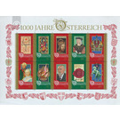 1000 years Austria Certificate Otto Iii  - Austria / II. Republic of Austria 1996