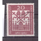 1000th birthday of Bishops Bernward and Godehard  - Germany / Federal Republic of Germany 1960 - 20 Pfennig