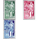 100th anniversary  - Germany / Western occupation zones / Baden 1949 Set