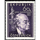 100th anniversary of death  - Austria / II. Republic of Austria 1950 - 60 Groschen