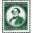 100th anniversary of death  - Germany / Western occupation zones / Baden 1949 Set