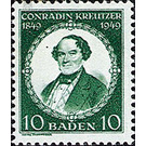 100th anniversary of death  - Germany / Western occupation zones / Baden 1949 Set