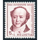 100th anniversary of death  - Switzerland 1954 - 5 Rappen