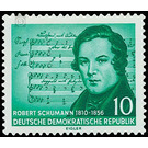 100th anniversary of Robert Schumann's death  - Germany / German Democratic Republic 1956 - 10 Pfennig