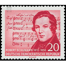 100th anniversary of Robert Schumann's death  - Germany / German Democratic Republic 1956 - 20 Pfennig