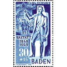 100th anniversary of the Baden Revolution under the direction of Carl Schurz  - Germany / Western occupation zones / Baden 1949 - 30 Pfennig